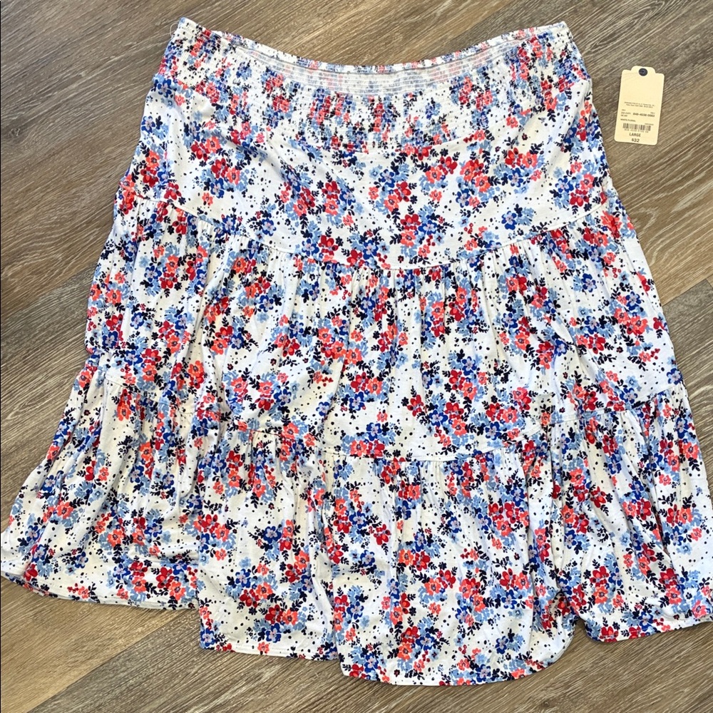 St. John's Bay Floral Festive Skirt